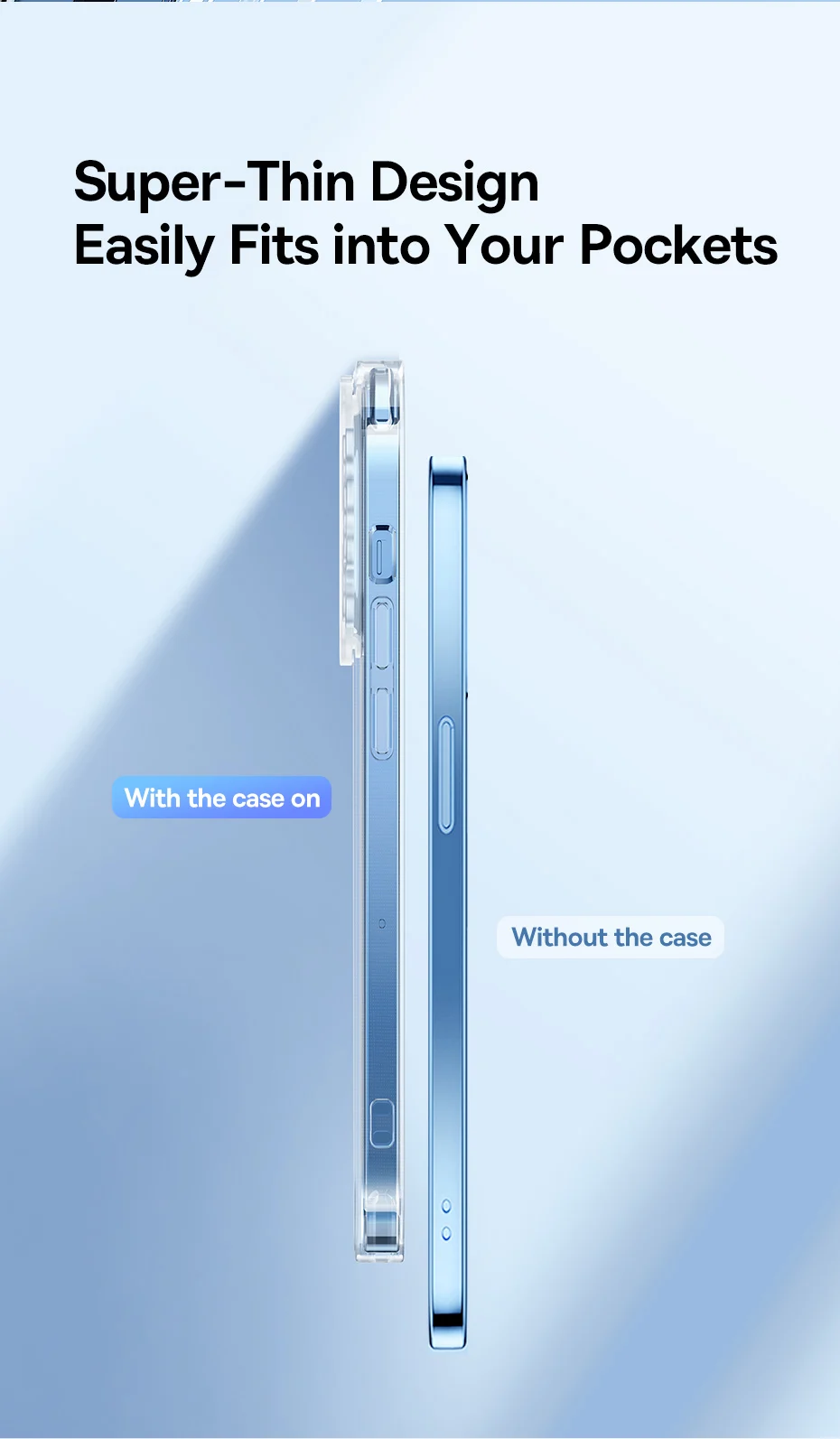 Capa Transparente para iPhone 14 com Protetor de Lente Destacável - Imagem 17