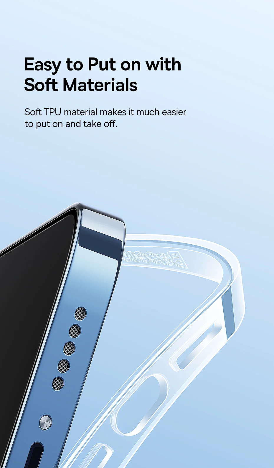 Capa Transparente para iPhone 14 com Protetor de Lente Destacável - Imagem 16