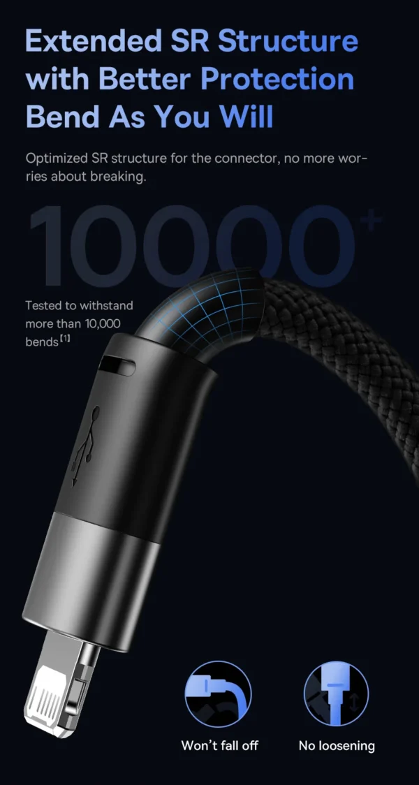 Cabo 3 em 1 USB de Carregamento Rápido 1,2m StarSpeed - Imagem 18