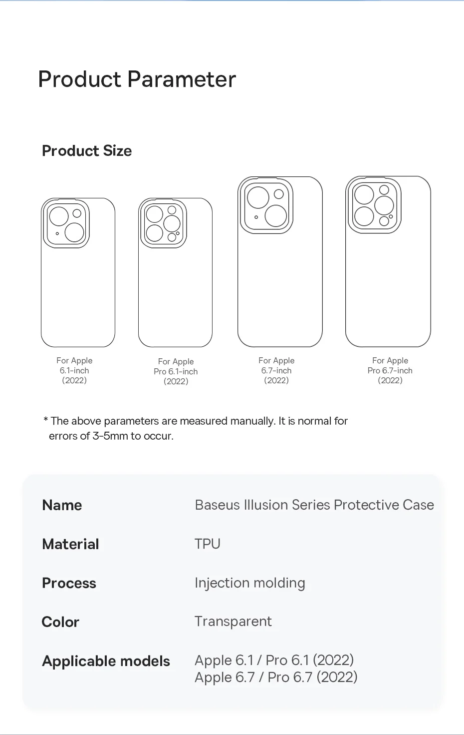 Capa Transparente para iPhone 14 com Protetor de Lente Destacável - Imagem 25