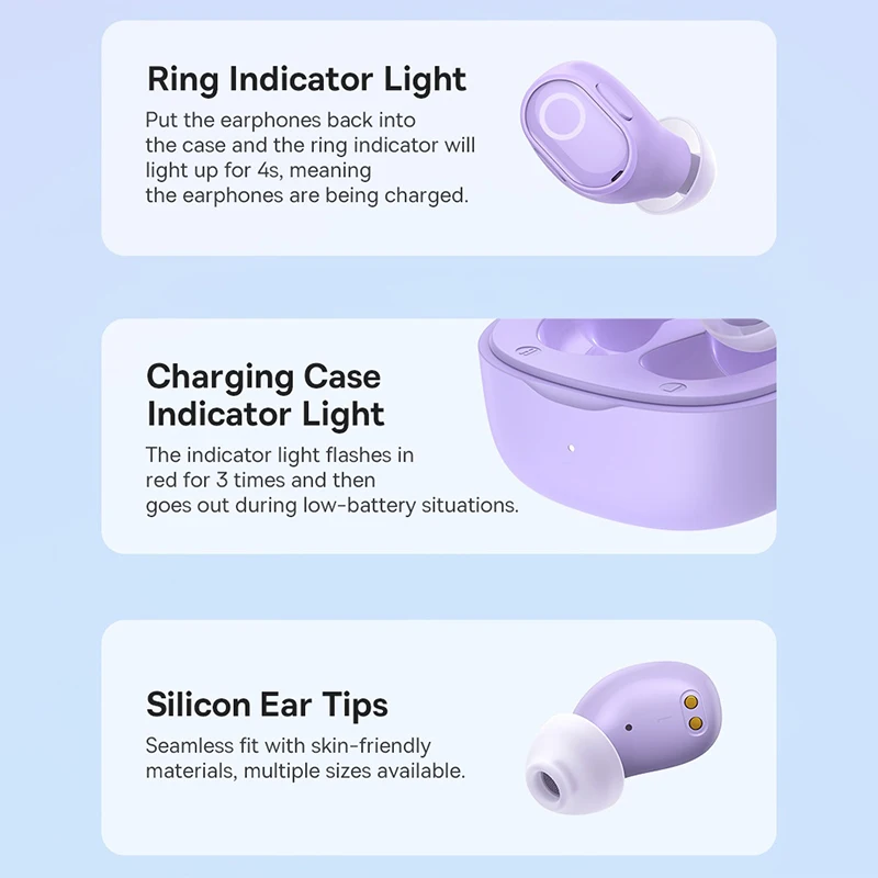 Fone de Ouvido Sem Fio WM02 Plus Bluetooth 5.3 - Imagem 6