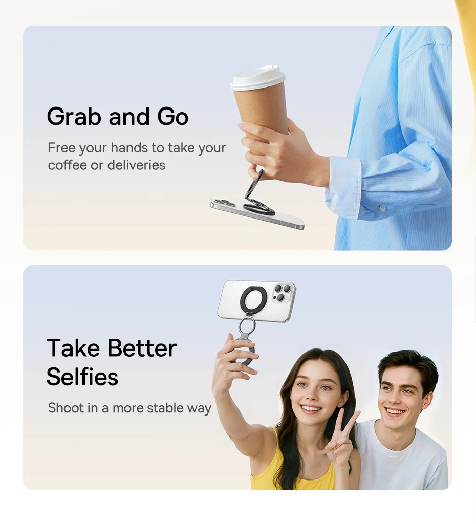 Suporte Magnético para Telefone com Anel Duplo MagPro 3 - Imagem 16