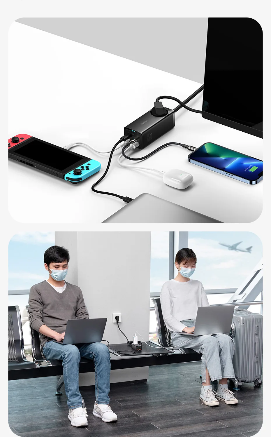 Estação de Carregamento 65W GaN - Imagem 26