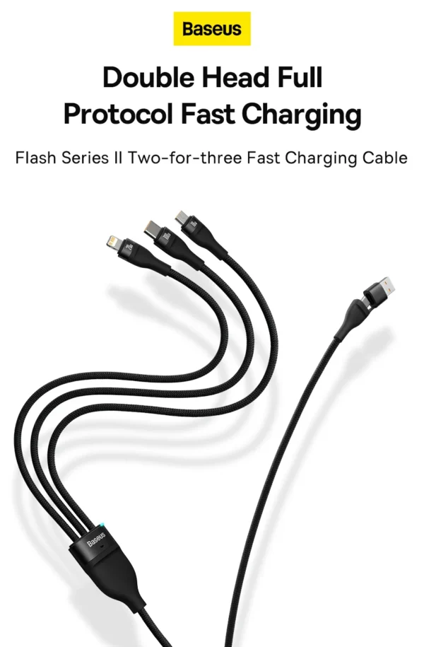 Cabo USB 3 em 1 100w - Imagem 8