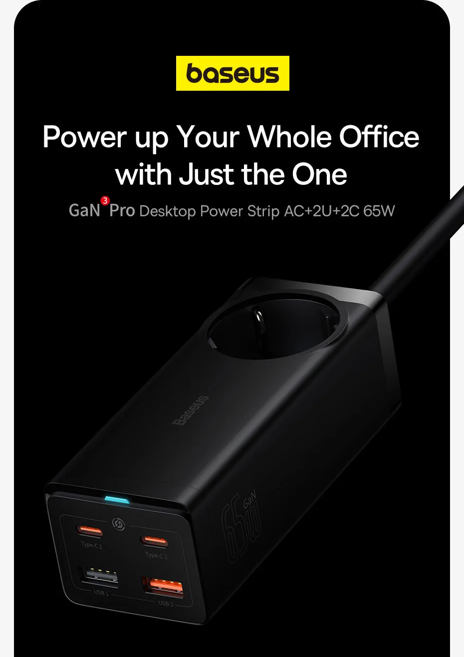 Estação de Carregamento 65W GaN - Imagem 8