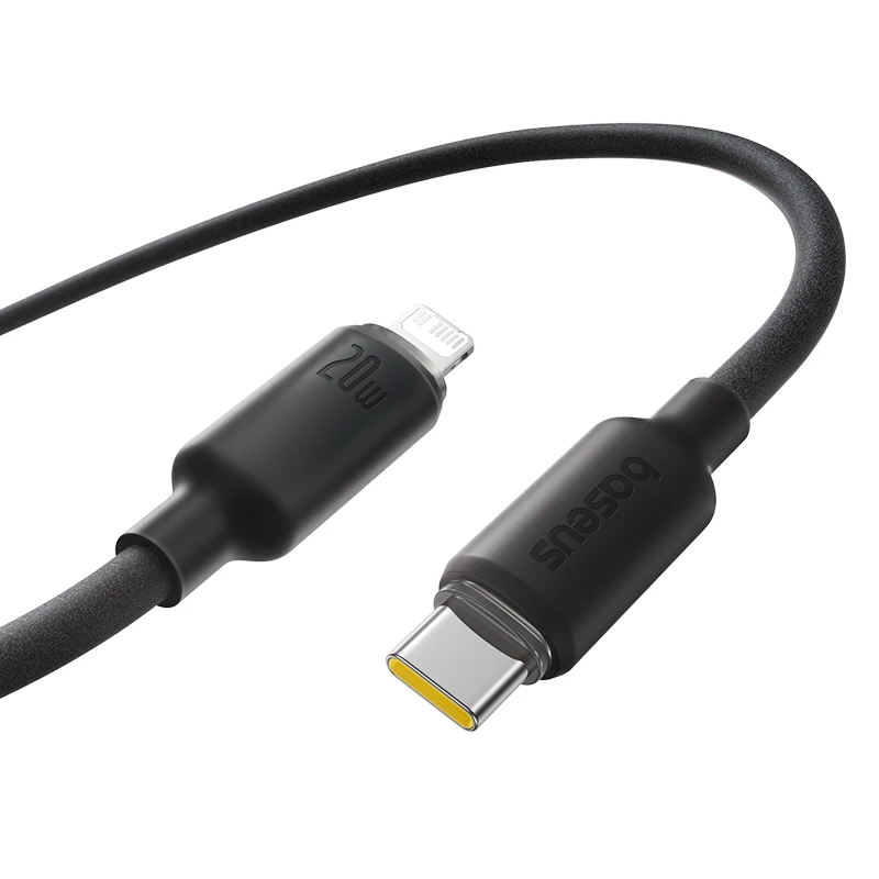Cabo USB C para Lightning Baseus 20W Silicone Espumado - Imagem 22