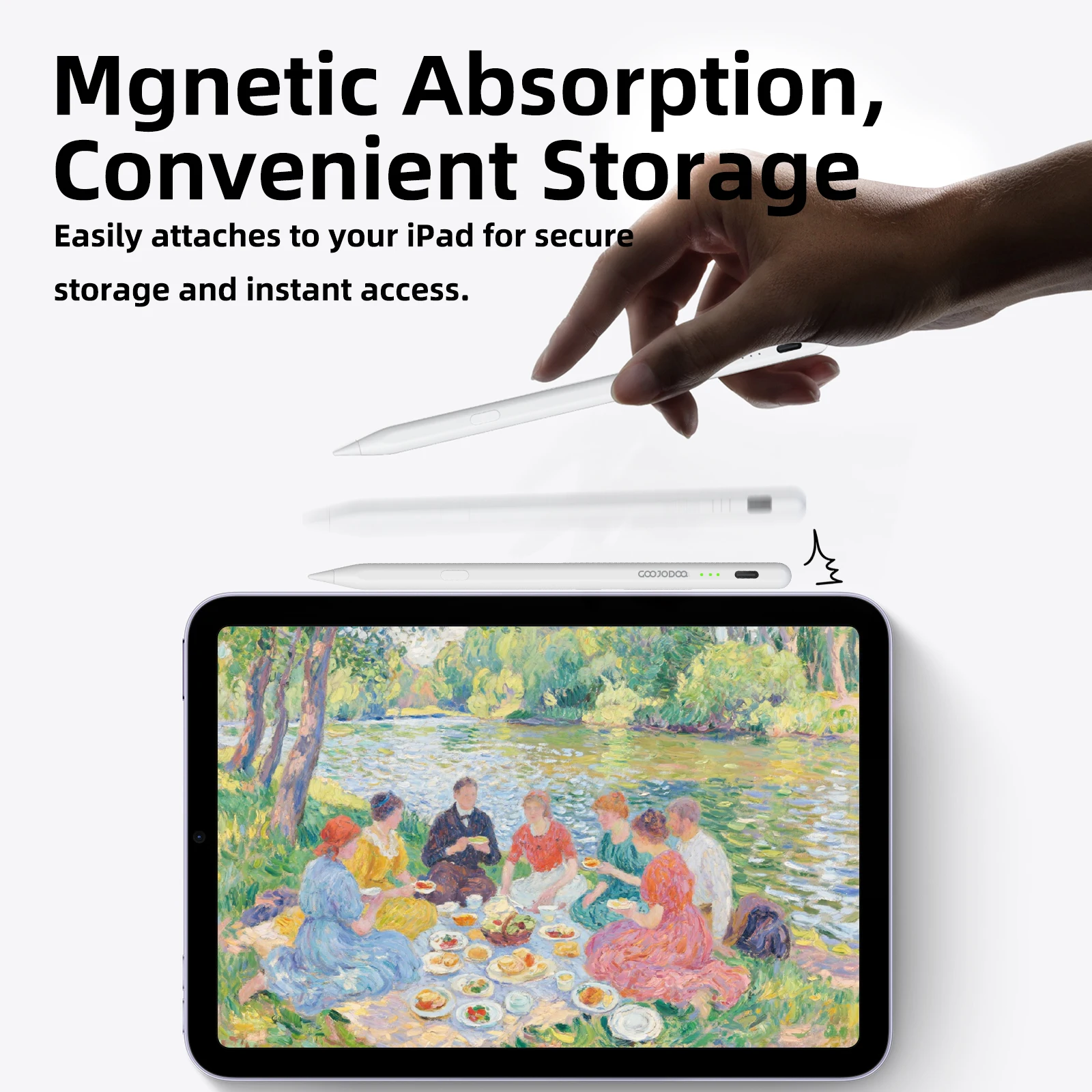 Caneta Stylus Ai07 Goojodoq para iPad - Imagem 17