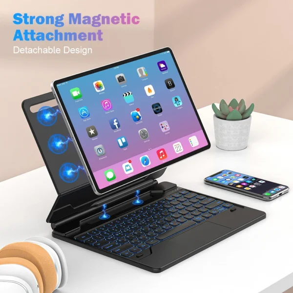 Capa Teclado Inteligente Goojodoq para Tablet Samsung - Imagem 3