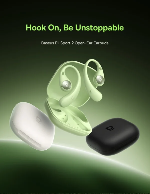 Fone de Ouvido Bluetooth 6.0 Orelha Aberta Eli Sport 2 Baseus - Imagem 23