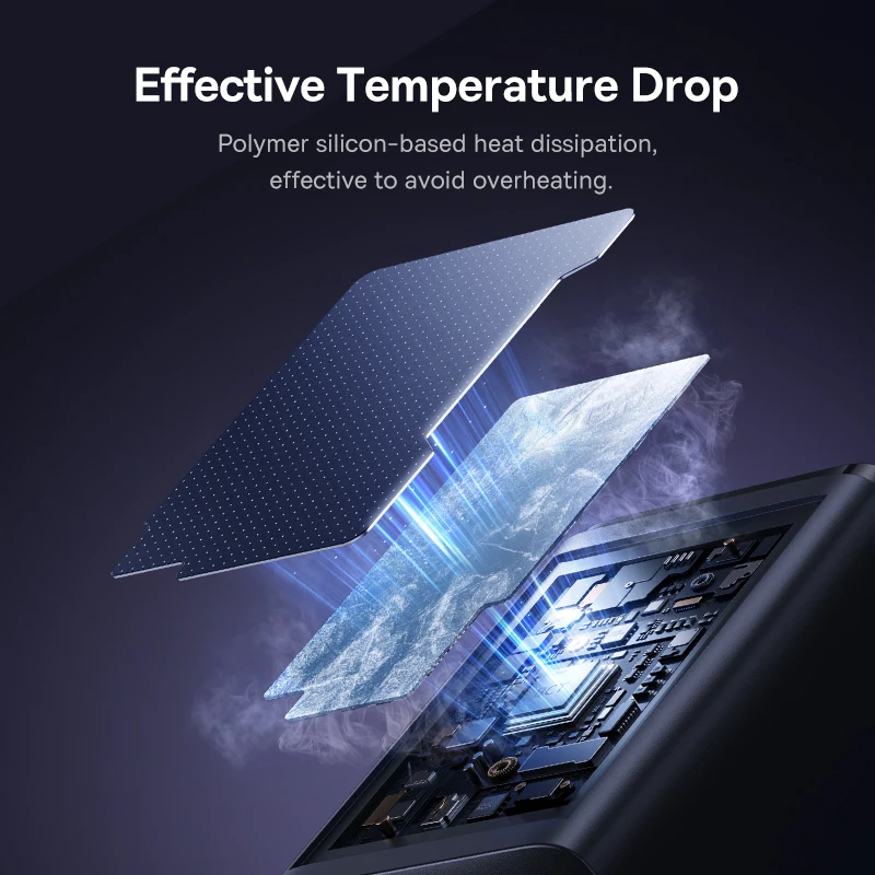 Kit Carregador GaN 100W EnerFill 3 Portas + Cabo USB C - Imagem 5