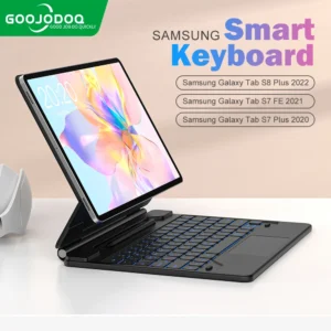 Capa Teclado Inteligente Goojodoq para Tablet Samsung