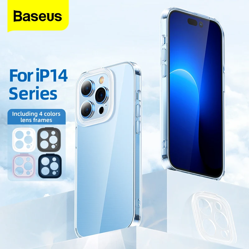 Capa Transparente para iPhone 14 com Protetor de Lente Destacável - Imagem 2