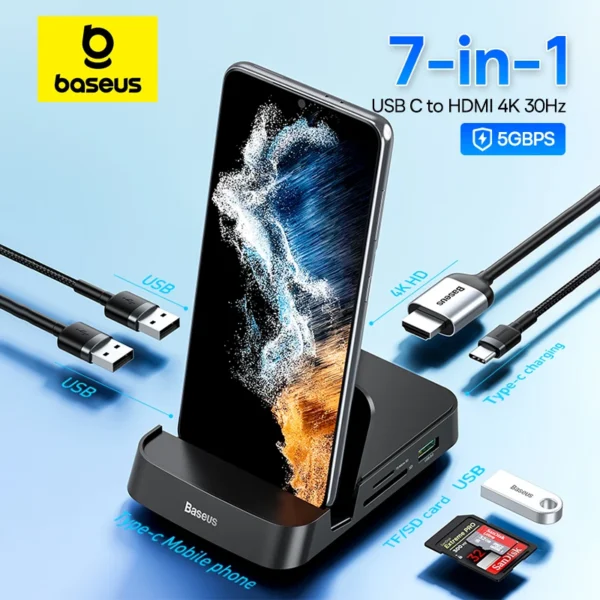 HUB USB C Dex Station 7 em 1 - Imagem 2