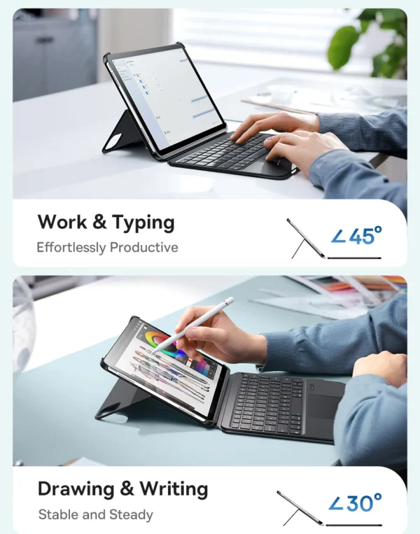 Capa Teclado Removível Brilliance II para iPad - Imagem 12