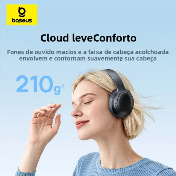 Headset Sem Fio Bass BH1 Lite Baseus - Imagem 6