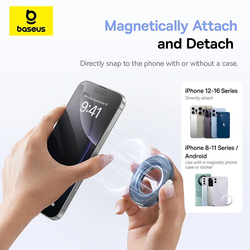 Suporte Magnético para Telefone com Anel Duplo MagPro 3 - Imagem 2