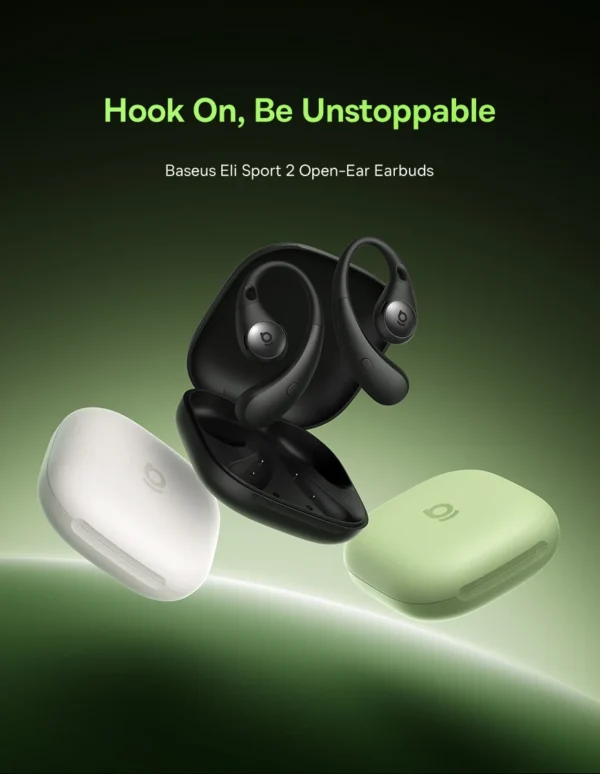 Fone de Ouvido Bluetooth 6.0 Orelha Aberta Eli Sport 2 Baseus - Imagem 7