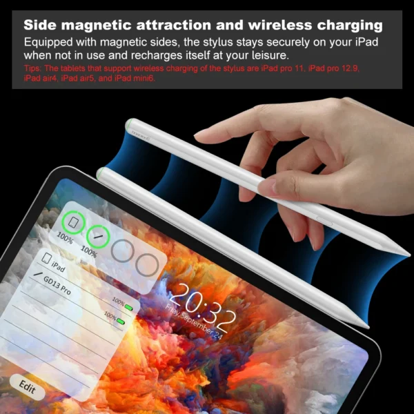 Caneta Capacitiva Stylus GD13 Pro para iPad - Imagem 10