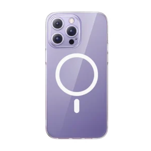 Capa Magnética Transparente Baseus para iPhone 11, 12, 13 e 14 + Película - Transparente