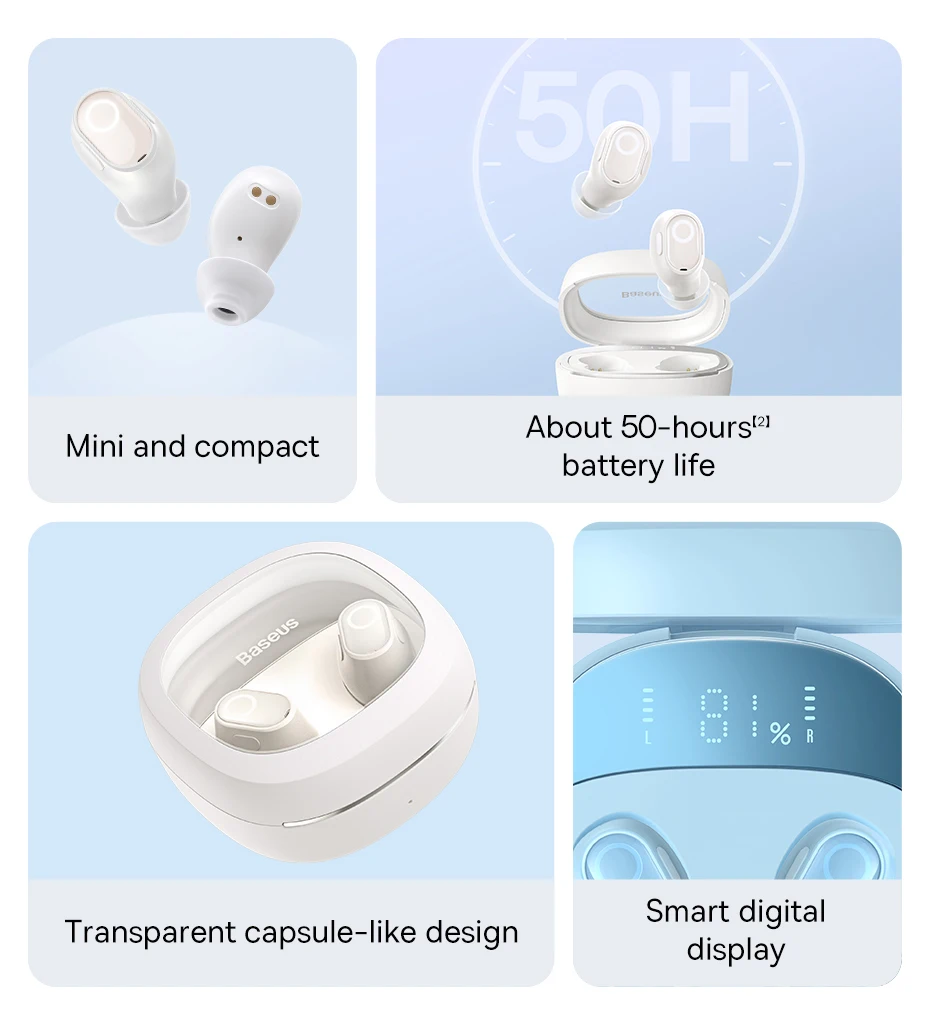 Fone de Ouvido Sem Fio WM02 Plus Bluetooth 5.3 - Imagem 8