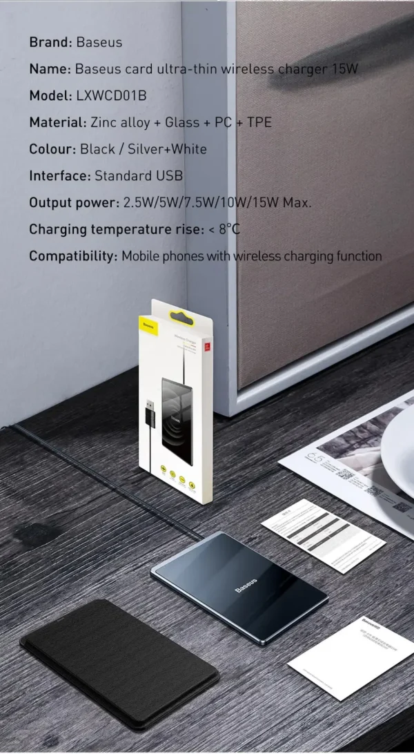 Carregador Magnético Ultrafino 15W - Imagem 20