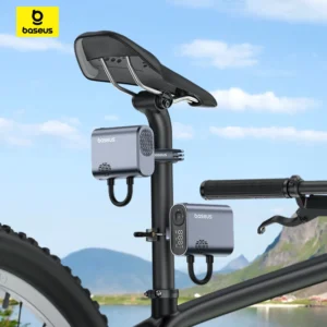 Compressor Portátil PrimeTrip com Suporte para Bicicleta