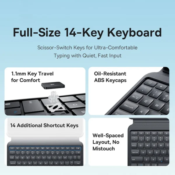 Capa Teclado Removível Brilliance II para iPad - Imagem 4