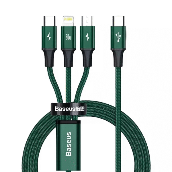 Cabo USB 3 em 1 20W PD 1,5m - Imagem 5