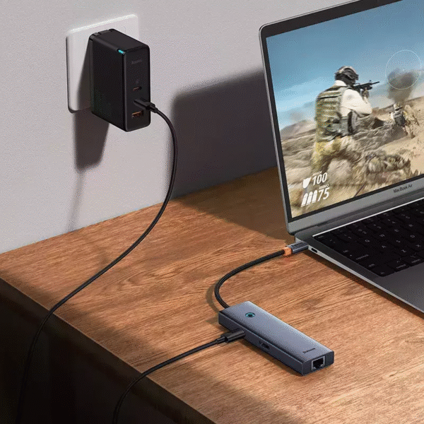 Hub USB C 6 em 1 UltraJoy - Imagem 6