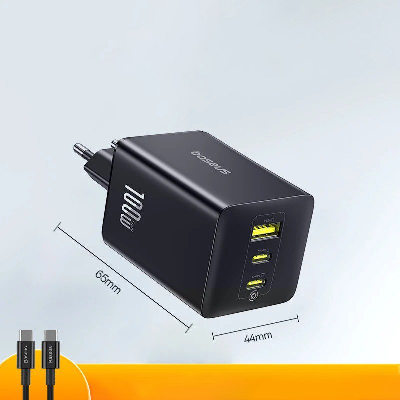Kit Carregador GaN 100W EnerFill 3 Portas + Cabo USB C - Imagem 25