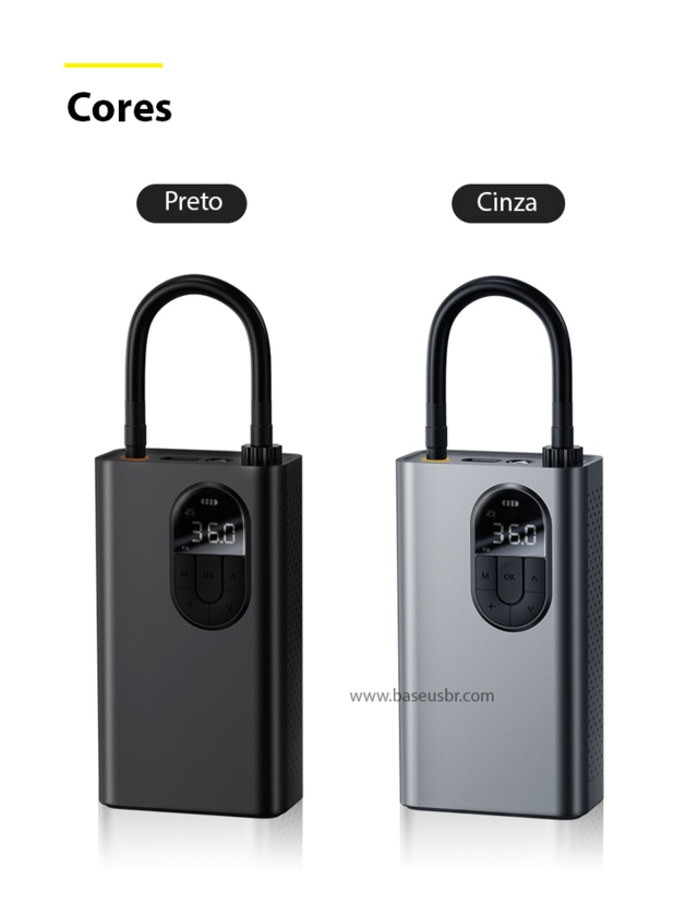 Compressor de Ar Portátil com Display Digital 150 PSI DC 12V - Imagem 5