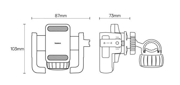 Suporte de Telefone Anti-Vibração para Guidão - Imagem 3