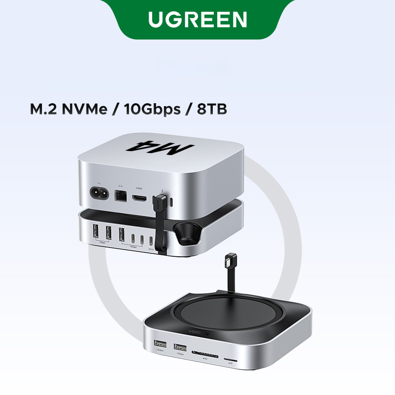 Docking Station 11 em 1 para Mac mini M4/M4 Pro - 11 em 1