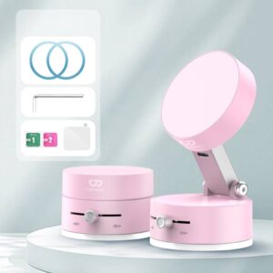 Suporte Magnético a Vácuo Goojodoq para Smartphone - Rosa