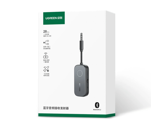 Receptor e Transmissor 2 em 1 Bluetooth 5.2 UGREEN - Imagem 3