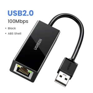 Adaptador Ugreen USB para RJ45 - ABS USB 2.0
