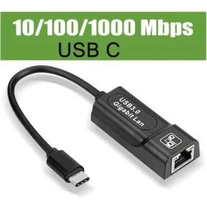 Adaptador Ethernet RJ45 para USB-C Goojodoq