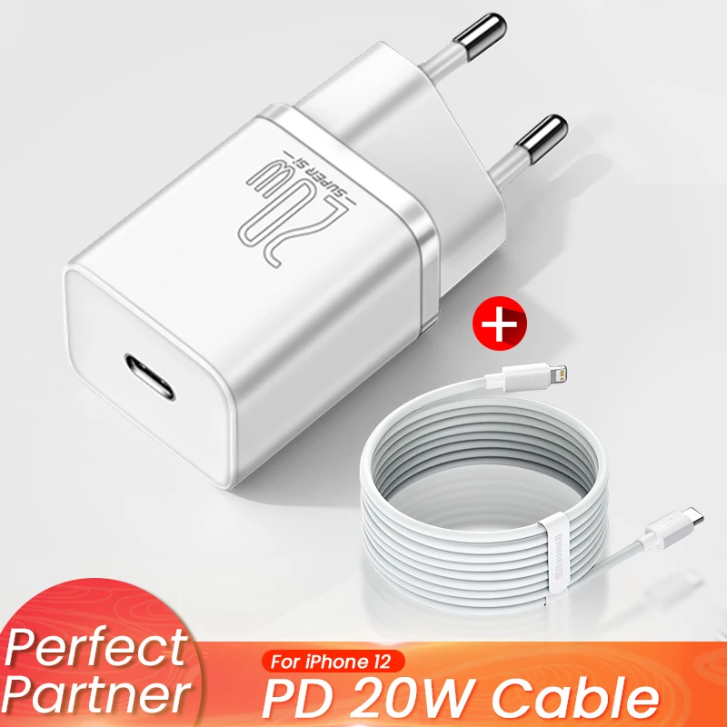 Kit Carregador Baseus 20W Tipo C com Cabo para iPhone - Imagem 27