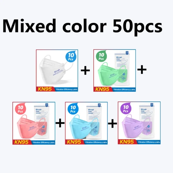 50 unidades - Cores misturadas
