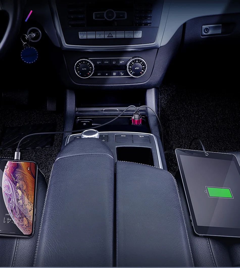 Carregador Veicular 45W QC4.0 Carregamento Rápido - Imagem 17