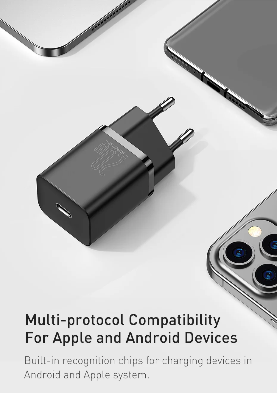 Kit Carregador 20W Tipo C com Cabo para iPhone - Imagem 16