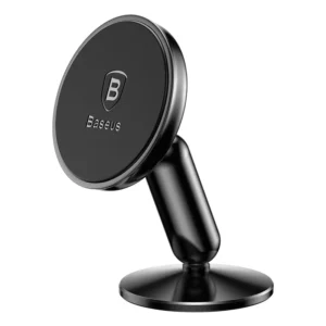 Suporte de Telefone Magnético Integrado com Rotação Baseus - Preto