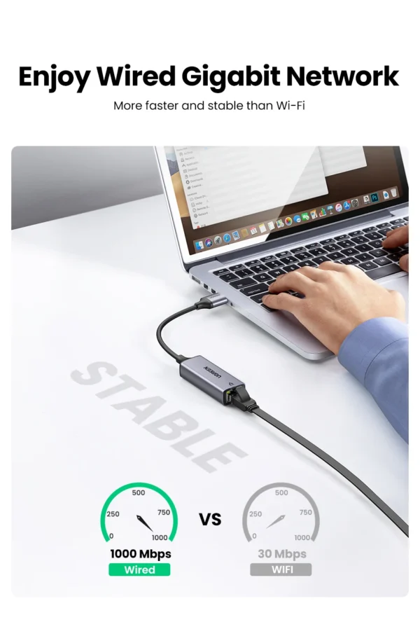 Adaptador UGREEN USB para RJ45 - Imagem 9