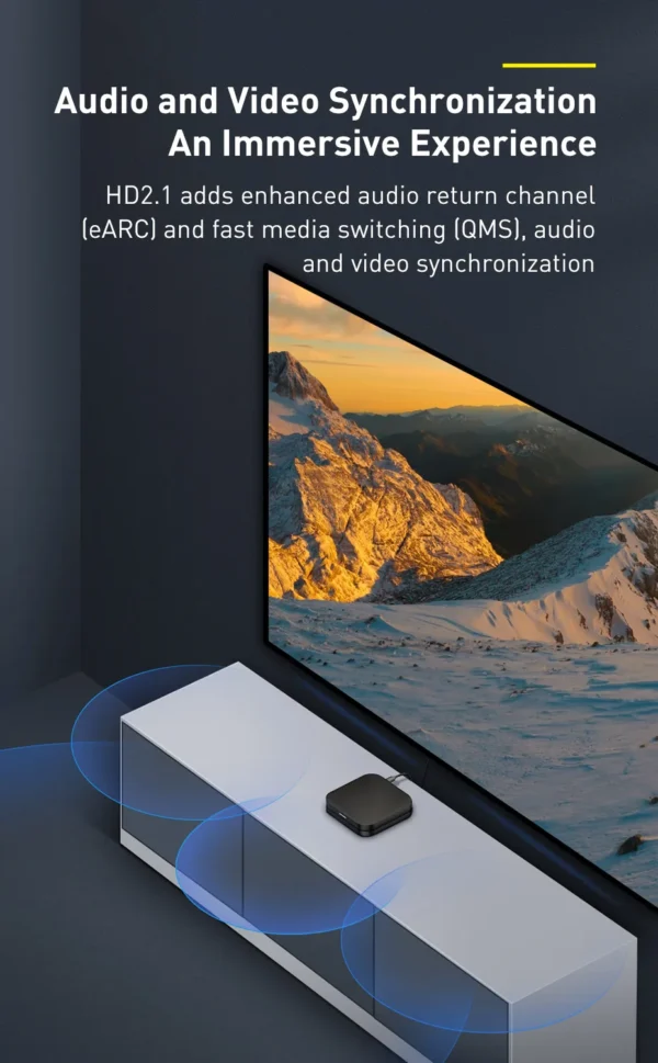 Cabo HDMI 2.1 8K 60Hz 48Gbps - Imagem 4