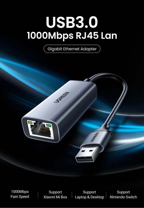 Adaptador UGREEN USB para RJ45 - Imagem 7