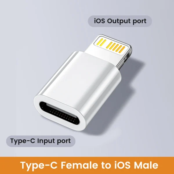Branco - USB C para Lightning