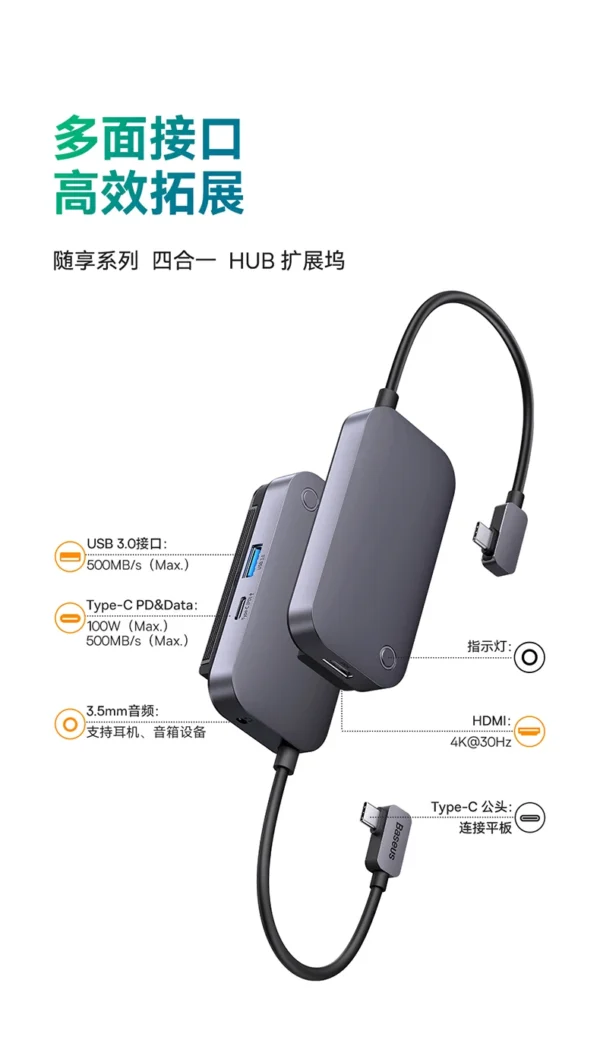 Hub Adaptador USB C PadJoy - Imagem 28