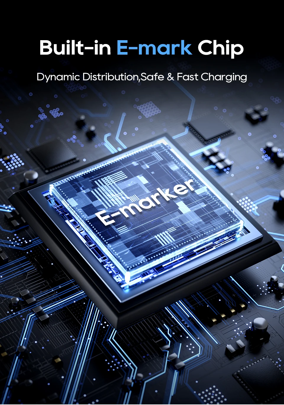 Cabo USB-C Carregamento Rápido 100W QC4.0 Kuulaa - Imagem 9