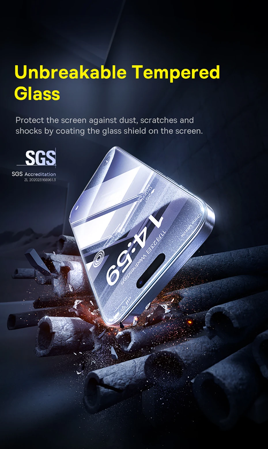 Película Protetora para iPhone 16 - Imagem 5