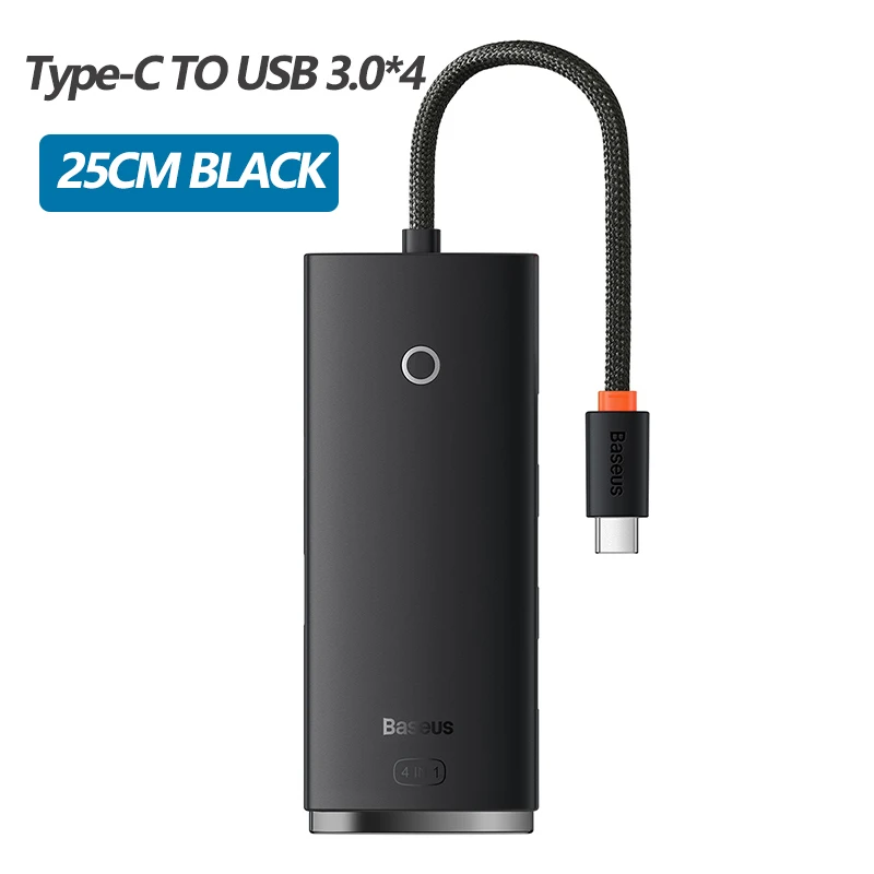 HUB USB C Lite 4 em 1 USB3.0 - 25cm